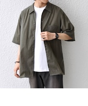 SHIPS any:〈接触冷感/UVカット〉VEILICE レギュラーカラー ポケット シャツ(セットアップ対応)◆