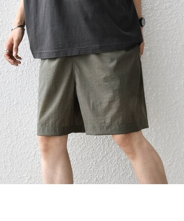 SHIPS any:〈接触冷感/UVカット〉VEILICE イージーショーツ(セットアップ対応)◆