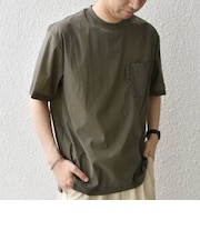 SHIPS any:〈接触冷感/UVカット〉VEILICE リラックス ポケット Tシャツ(セットアップ対応)◆