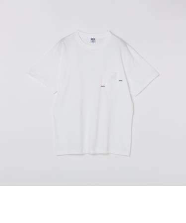【WEB限定】SHIPS: WマイクロSHIPSロゴ ポケット Tシャツ