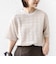 【WEB限定】〈手洗い可能〉ウェーブ クレープ ショート スリーブ カットソー