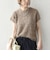 《予約》SHIPS Colors:〈手洗い可能〉フェザー クルーネック 2WAY ニット◆