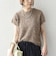 《予約》SHIPS Colors:〈手洗い可能〉フェザー クルーネック 2WAY ニット◆