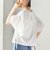 《予約》〈洗濯機可能〉Sohana: シフリー 刺繍 レース スリーブ TEE