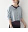 《予約》SHIPS any:〈洗濯機可能〉レイヤード ノースリ TEE × カーディガン セット