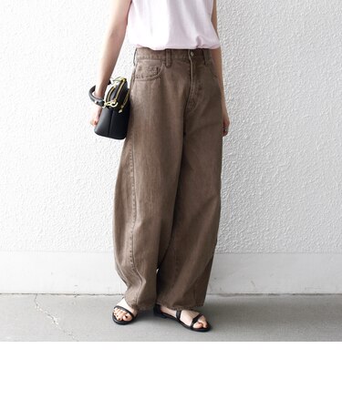 《予約》SHIPS any:〈洗濯機可能〉バレル デニム パンツ［SHIPS any DENIM］