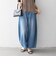 《予約》SHIPS any:〈洗濯機可能〉バレル デニム パンツ［SHIPS any DENIM］