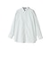 SHIPS Primary Navy Label:コットン タイプライター ビッグ シャツ （ライム/パープル）