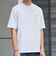 【WEB限定】SHIPS:〈汗染み拡散〉カノコ  ワンポイント Tシャツ