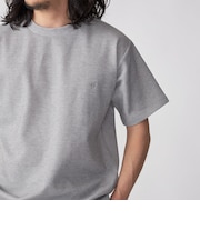 【WEB限定】SHIPS: ワンポイント ロゴ バーズアイ Tシャツ