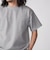 【WEB限定】SHIPS: ワンポイント ロゴ バーズアイ Tシャツ