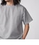 【WEB限定】SHIPS: ワンポイント ロゴ バーズアイ Tシャツ