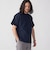 【WEB限定】SHIPS: ワンポイント ロゴ バーズアイ Tシャツ