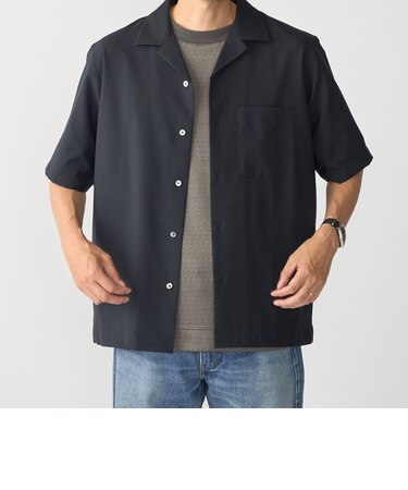 SHIPS:〈MADE IN JAPAN〉5スリーブ オープンカラー シャツ