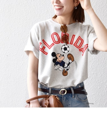 Champion:〈洗濯機可能〉ディズニー / グラフィック ロゴ ショート スリーブ TEE