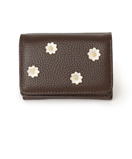 HASHIBAMI: フラワー モチーフ スモール ウォレット