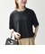《予約》SHIPS any:〈手洗い可能〉リバークロス ハーフ スリーブ ワイド TEE
