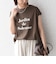《予約》SHIPS Colors:〈接触冷感・UVカット〉フレンチスリーブ SOLENNE ロゴT◆