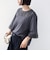 《予約》フラワー モチーフ カットワーク レース ショート スリーブ TEE