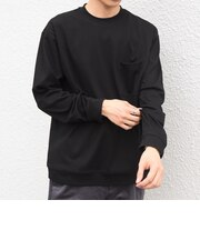 SHIPS any:〈接触冷感/UVカット〉ソフト スムース リラックス ポケット Tシャツ(ロンT)◆