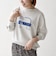 《予約》【SHIPS any別注】THE KNiTS:〈洗濯機可能〉ロゴ プリント スウェット 26AW