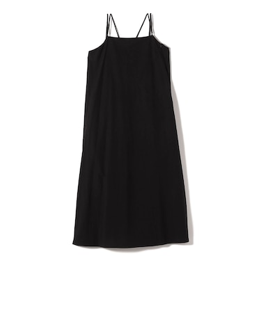 SHIPS Primary Navy Label:〈手洗い可能〉近江晒 フレア キャミ ワンピース