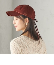 《予約》Revis.: コーデュロイ リボン キャップ