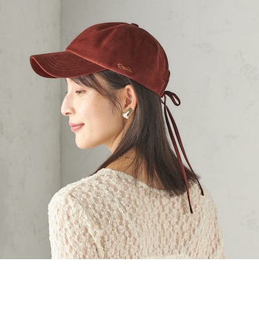 《予約》Revis.: コーデュロイ リボン キャップ