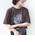 メルティ コットン フォト プリント TEE