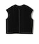 SHIPS Primary Navy Label:ラミー ピンタック フレンチスリーブ ブラウス