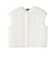 SHIPS Primary Navy Label:ラミー ピンタック フレンチスリーブ ブラウス