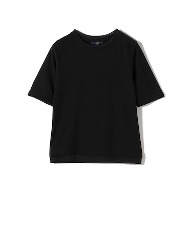 コットン キュプラ シアー コンビ TEE