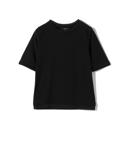 コットン キュプラ シアー コンビ TEE