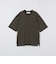 THYARD: COOLMAX(R) ボーダー ヘンリーネック Tシャツ
