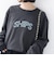 《予約》【WEB限定】 SHIPS ラウンド プリント ロゴ ロングスリーブ TEE