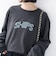 《予約》【WEB限定】 SHIPS ラウンド プリント ロゴ ロングスリーブ TEE