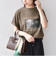 《予約》SHIPS Colors:〈接触冷感・UVカット〉26AW PARIS フォト TEE◆