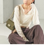 《予約》【SHIPS別注】miller:シアー ヘンリー ネック ロング スリーブ TEE 26AW