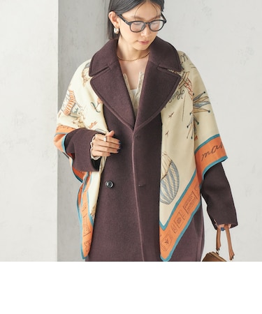 《予約》manipuri: 120*120 STOLE 26AW