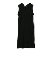 〈手洗い可能〉ランダム パイル レースアップ ワンピース