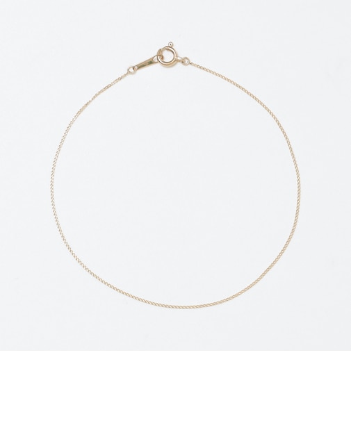 City Ambient Products: K10YG SLIM CHAIN BRACELET