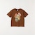 SOMETHING × TOLIGHT:〈洗濯機可能〉フラワー イラスト プリント Tシャツ