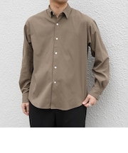 SHIPS any:〈吸水速乾〉SORONA(R) ストレッチ ジャージー レギュラーカラー シャツ◆