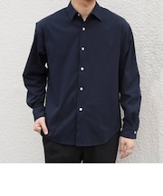 SHIPS any:〈吸水速乾〉SORONA(R) ストレッチ ジャージー レギュラーカラー シャツ◆