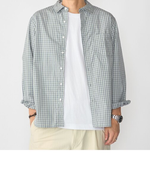SHIPS:〈MADE IN JAPAN〉レギュラーカラー チェック シャツ