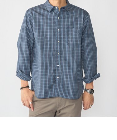 SHIPS:〈MADE IN JAPAN〉レギュラーカラー チェック シャツ