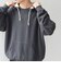 【SHIPS any別注】RUSSELL ATHLETIC: ワンポイント ロゴ 裏起毛 プルオーバー パーカー◆