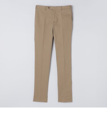 PT TRINO: SLIM FIT コットン ツイル スラックス