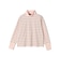 SHIPS Primary Navy Label: マルチボーダー ジップアップ プルオーバー