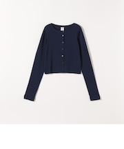 Healthknit:〈洗濯機可能〉アイレット コンパクト カーディガン